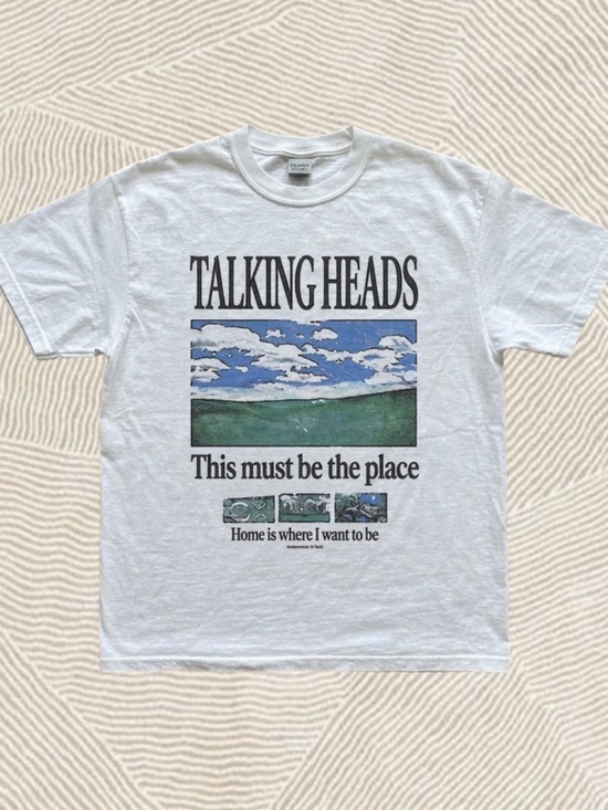 Gildan Other - Gildan White Talking Heads 'This Must Be the Place' Graphic Tee